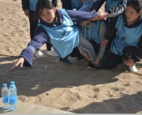 烟台大学学生干部赴拓展基地进行拓展训练活动