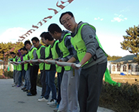 国铁济南局员工开展拓展训练活动圆满结束