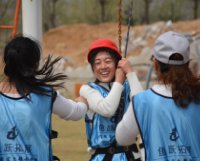 园林绿化局团委开展“青春飞扬 梦想启航”青年素质拓展训练营