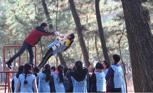 信任背摔-场地拓展训练项目