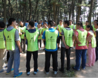 团县委组织基层团干拓展训练 青春绽放最逐梦