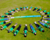 怀着对拓展训练的一种憧憬和向往