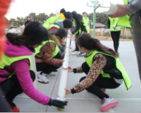 市税务局开展主题拓展训练活动