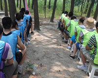 农信社开展职工野外拓展训练活动