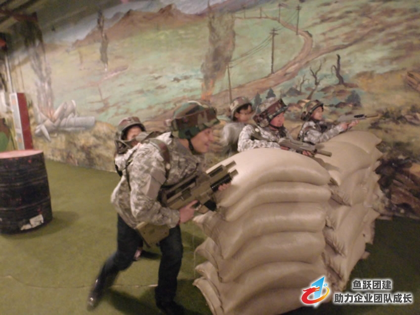 中国海洋大学真人CS镭战圆满结束